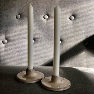 Hearth & Hand ceramic taper candle holders